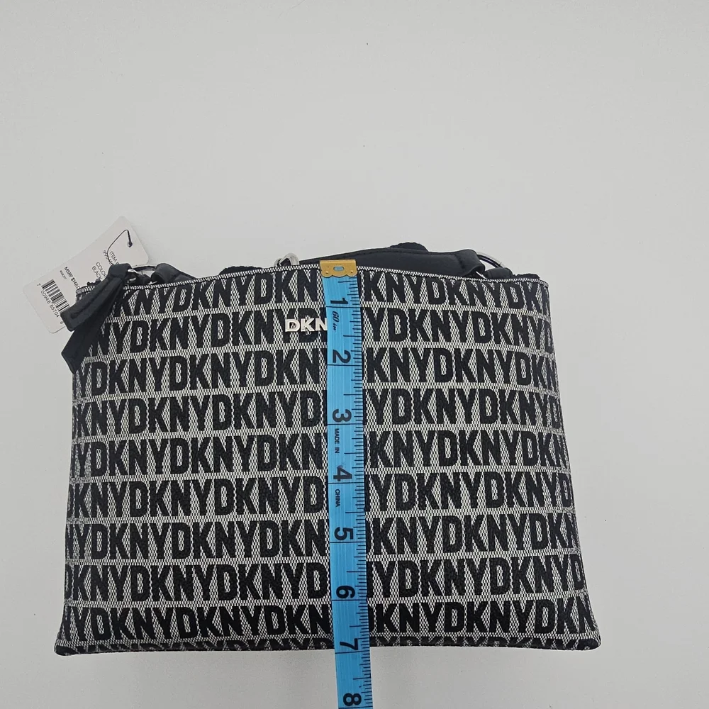 DKNY Black and Gray Logo Handbag - Picture 8 of 8